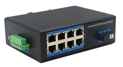 OPK-4500-1GX8GT Series 8-port 10/100/1000BASE-TX+1000Base-FX Industrial Ethernet Switch