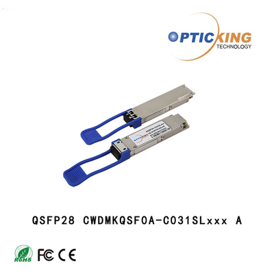Mô-đun sợi quang 1311nm 1331nm 100G QSFP28 CWDM4 10km